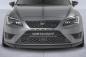 Preview: CSR Frontspoiler | Cup-Spoilerlippe mit ABE für Seat Leon 3 (Typ 5F) Cupra/FR CSL390-L Lackierung erforderlich (schwarz matt)