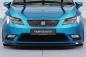 Preview: CSR Frontspoiler | Cup-Spoilerlippe mit ABE für Seat Leon 3 (Typ 5F) CSL394-L Lackierung erforderlich (schwarz matt)