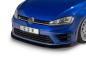 Preview: CSR Frontspoiler | Cup-Spoilerlippe mit ABE für VW Golf 7 R CSL395-L Lackierung erforderlich (schwarz matt)