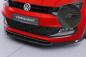 Preview: CSR Frontspoiler | Cup-Spoilerlippe mit ABE für VW Polo V (Typ 6R, 6C) R-Line CSL400-M Carbon Look matt strukturiert (keine Lackierung erforderlich)