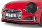 Preview: CSR Frontspoiler | Cup-Spoilerlippe mit ABE für Audi A5 F5 S-Line / S5 F5 CSL403-C Carbon Look Hochglanz (keine Lackierung erforderlich)