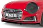 Preview: CSR Frontspoiler | Cup-Spoilerlippe mit ABE für Audi A5 F5 S-Line / S5 F5 CSL403-L schwarz matt (Lackierung erforderlich)