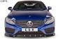 Preview: CSR Frontspoiler | Cup-Spoilerlippe mit ABE für Mercedes-Benz C-Klasse 205 AMG-Line CSL408-G Glossy schwarz Hochglanz (keine Lackierung erforderlich)