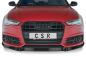 Preview: CSR Frontspoiler | Cup-Spoilerlippe mit ABE für Audi A6 C7 4G S-Line/ S6 C7 4G CSL410-M Carbon Look matt strukturiert (keine Lackierung erforderlich)