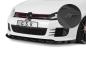 Preview: CSR Frontspoiler | Cup-Spoilerlippe mit ABE für VW Golf 6 GTI Edition 35 CSL415-L schwarz matt (Lackierung erforderlich)