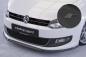 Preview: CSR Frontspoiler | Cup-Spoilerlippe mit ABE für VW Polo V (6R) CSL423-S schwarz matt strukturiert (keine Lackierung erforderlich)
