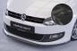 Preview: CSR Frontspoiler | Cup-Spoilerlippe mit ABE für VW Polo V (6R) CSL423-C Carbon Look Hochglanz (keine Lackierung erforderlich)