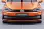 Preview: CSR Frontspoiler | Cup-Spoilerlippe mit ABE für VW Polo VI 2G (Typ AW) GTI / R-Line CSL425-M Carbon Look matt strukturiert (keine Lackierung erforderlich)