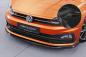 Preview: CSR Frontspoiler | Cup-Spoilerlippe mit ABE für VW Polo VI 2G (Typ AW) GTI / R-Line CSL425-G Glossy schwarz Hochglanz (keine Lackierung erforderlich)