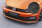 Preview: CSR Frontspoiler | Cup-Spoilerlippe mit ABE für VW Polo VI 2G (Typ AW) GTI / R-Line CSL425-L schwarz matt (Lackierung erforderlich)