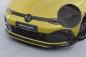 Preview: CSR Frontspoiler | Cup-Spoilerlippe mit ABE für VW Golf 8 GTI, GTD, GTE, R-Line CSL429-L Lackierung erforderlich (schwarz matt)