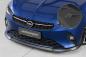Preview: CSR Frontspoiler | Cup-Spoilerlippe mit ABE für Opel Corsa F CSL435-L schwarz matt (Lackierung erforderlich)