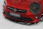 Preview: CSR Frontspoiler | Cup-Spoilerlippe mit ABE für Opel Corsa F GS-Line CSL436-M Carbon Look matt strukturiert (keine Lackierung erforderlich)