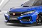 Preview: CSR Frontspoiler | Cup-Spoilerlippe mit ABE für Honda Civic FK8 Type R CSL440-G Glossy schwarz Hochglanz (keine Lackierung erforderlich)