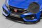 Preview: CSR Frontspoiler | Cup-Spoilerlippe mit ABE für Honda Civic FK8 Type R CSL440-L schwarz matt (Lackierung erforderlich)