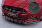 Preview: CSR Frontspoiler | Cup-Spoilerlippe mit ABE für Ford Mustang VI CSL448-L schwarz matt (Lackierung erforderlich)