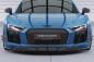 Preview: CSR Frontspoiler | Cup-Spoilerlippe mit ABE für Audi R8 (Typ 4S) CSL451-L schwarz matt (Lackierung erforderlich)