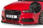 Preview: CSR Frontspoiler | Cup-Spoilerlippe mit ABE für Audi S3 / A3 8V S-Line Cabrio / Limo CSL453-G Glossy schwarz Hochglanz (keine Lackierung erforderlich)