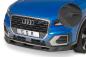 Preview: CSR Frontspoiler | Cup-Spoilerlippe mit ABE für Audi Q2 S-Line CSL457-L schwarz matt (Lackierung erforderlich)