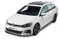 Preview: CSR Frontspoiler | Cup-Spoilerlippe mit ABE für VW Golf 7 GTI / GTD CSL459-C Carbon Look glänzend (keine Lackierung erforderlich)
