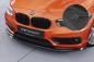 Preview: CSR Frontspoiler | Cup-Spoilerlippe mit ABE für BMW 1er F20/F21 LCI CSL473-L schwarz matt (Lackierung erforderlich)