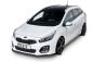 Preview: CSR Frontspoiler | Cup-Spoilerlippe mit ABE für KIA Ceed (JD) GT-Line CSL489-L schwarz matt (Lackierung erforderlich)