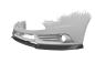 Preview: CSR Frontspoiler | Cup-Spoilerlippe mit ABE für Ford Focus MK3 ST CSL491-L schwarz matt (Lackierung erforderlich)