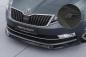 Preview: CSR Frontspoiler | Cup-Spoilerlippe mit ABE für Skoda Octavia 3 (Typ 5E) CSL499-M Carbon Look matt strukturiert (keine Lackierung erforderlich)