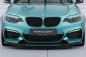 Preview: CSR Frontspoiler | Cup-Spoilerlippe mit ABE für BMW 2er (F22/F23) M-Paket CSL514-L schwarz matt (Lackierung erforderlich)
