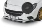 Preview: CSR Frontspoiler | Cup-Spoilerlippe mit ABE für Opel Corsa E CSL516-S schwarz matt strukturiert (keine Lackierung erforderlich)