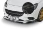 Preview: CSR Frontspoiler | Cup-Spoilerlippe mit ABE für Opel Corsa E CSL516-G Glossy schwarz Hochglanz (keine Lackierung erforderlich)