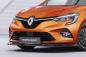 Preview: CSR Frontspoiler | Cup-Spoilerlippe mit ABE für Renault Clio V CSL520-S schwarz matt strukturiert (keine Lackierung erforderlich)