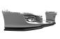 Preview: CSR Frontspoiler | Cup-Spoilerlippe mit ABE für Mercedes-Benz CLK A209 / C209 CSL550-L schwarz matt (Lackierung erforderlich)