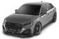 Preview: CSR Frontspoiler | Cup-Spoilerlippe mit ABE für Audi Q2 (GA) CSL580-S schwarz matt strukturiert (keine Lackierung erforderlich)