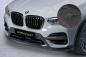 Preview: CSR Frontspoiler | Cup-Spoilerlippe mit ABE für BMW X3 G01 CSL581-L schwarz matt (Lackierung erforderlich)