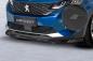 Preview: CSR Frontspoiler | Cup-Spoilerlippe mit ABE für Peugeot 5008 (2.Gen) CSL582-S schwarz matt strukturiert (keine Lackierung erforderlich)