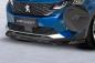 Preview: CSR Frontspoiler | Cup-Spoilerlippe mit ABE für Peugeot 5008 (2.Gen) CSL582-L schwarz matt (Lackierung erforderlich)