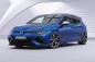 Preview: CSR Frontspoiler | Cup-Spoilerlippe mit ABE für VW Golf 8 (CD) R CSL618-L Lackierung erforderlich (schwarz matt)