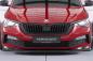 Preview: CSR Frontspoiler | Cup-Spoilerlippe mit ABE für Skoda Scala Monte Carlo CSL627-L schwarz matt (Lackierung erforderlich)