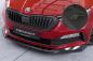Preview: CSR Frontspoiler | Cup-Spoilerlippe mit ABE für Skoda Scala Monte Carlo CSL627-M Carbon Look matt strukturiert (keine Lackierung erforderlich)