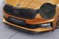 Preview: CSR Frontspoiler | Cup-Spoilerlippe mit ABE für Skoda Fabia 4 CSL630-M Carbon Look matt strukturiert (keine Lackierung erforderlich)