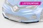 Preview: CSR Frontspoiler | Cup-Spoilerlippe mit ABE für Renault Zoe CSL632-L schwarz matt (Lackierung erforderlich)