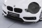 Preview: CSR Frontspoiler | Cup-Spoilerlippe mit ABE für BMW 1er F20/F21 LCI CSL639-L schwarz matt (Lackierung erforderlich)