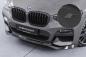 Preview: CSR Frontspoiler | Cup-Spoilerlippe mit ABE für BMW X3 G01 / X4 G02 M-Paket CSL642-S schwarz matt strukturiert (keine Lackierung erforderlich)