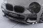 Preview: CSR Frontspoiler | Cup-Spoilerlippe mit ABE für BMW X3 G01 / X4 G02 M-Paket CSL642-G Glossy schwarz Hochglanz (keine Lackierung erforderlich)