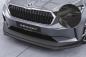 Preview: CSR Frontspoiler | Cup-Spoilerlippe mit ABE für Skoda Enyaq iV CSL647-C Carbon Look Hochglanz (keine Lackierung erforderlich)