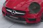 Preview: CSR Frontspoiler | Cup-Spoilerlippe mit ABE für Mercedes-Benz SLK R172 AMG-Line CSL655-M Carbon Look matt strukturiert (keine Lackierung erforderlich)