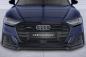 Preview: CSR Frontspoiler | Cup-Spoilerlippe mit ABE für Audi A8 D5 S-Line CSL656-M Carbon Look matt strukturiert (keine Lackierung erforderlich)