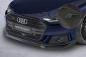 Preview: CSR Frontspoiler | Cup-Spoilerlippe mit ABE für Audi A8 D5 S-Line CSL656-M Carbon Look matt strukturiert (keine Lackierung erforderlich)