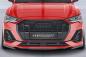 Preview: CSR Frontspoiler | Cup-Spoilerlippe mit ABE für Audi Q3 (F3) S-Line CSL665-L schwarz matt (Lackierung erforderlich)